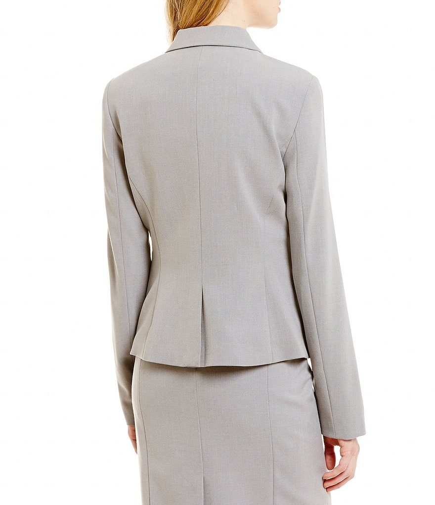 Calvin Klein Luxe Stretch 2 Button Blazer