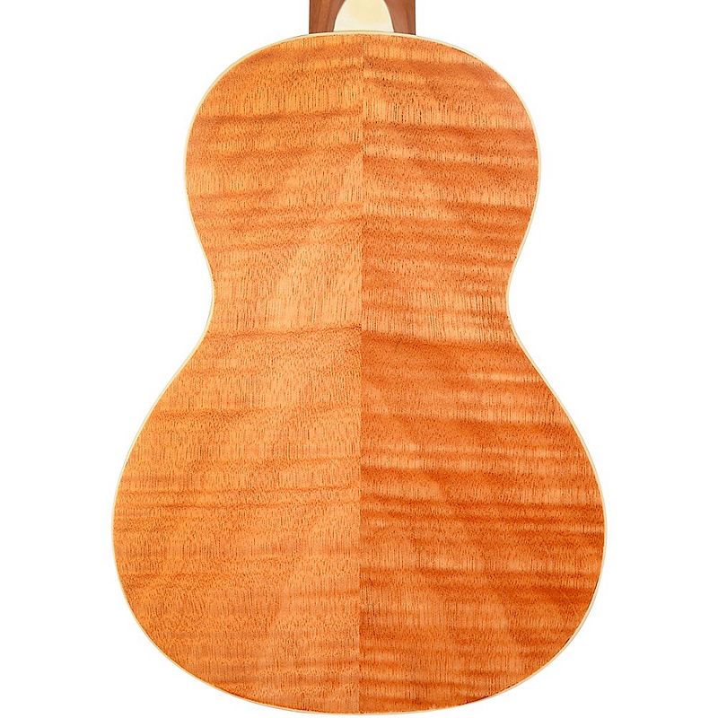 Gold Tone Left-Handed Tenor-Scale Curly Maple Resonator Ukulele with Gig Bag Natural