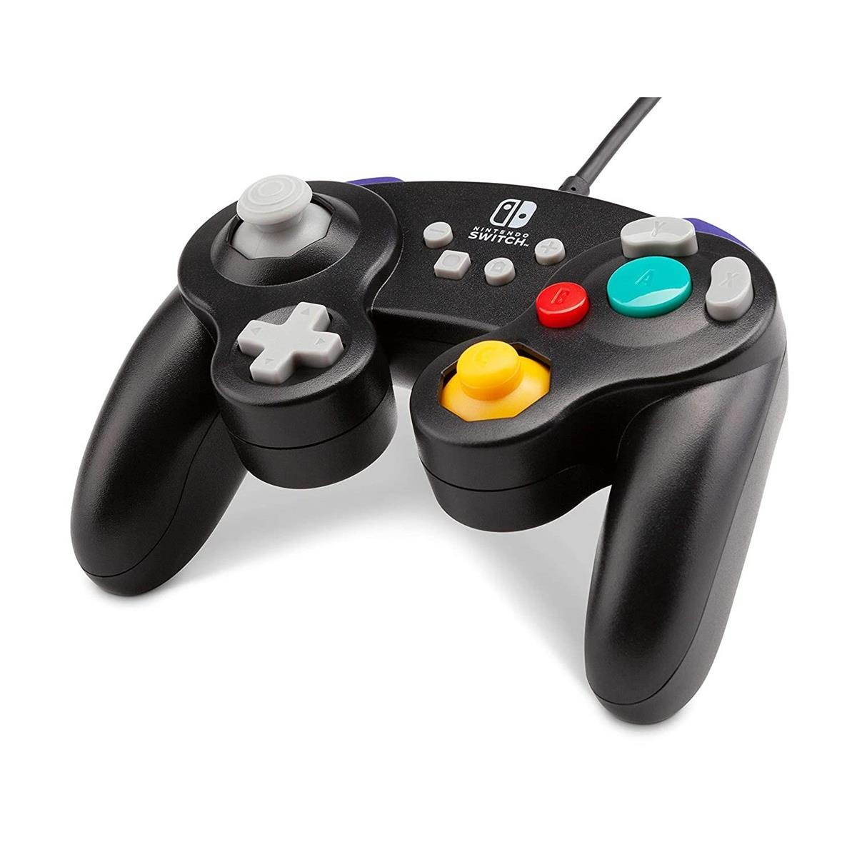 powera wired controller for nintendo switch  gamecube style: black  nintendo switch