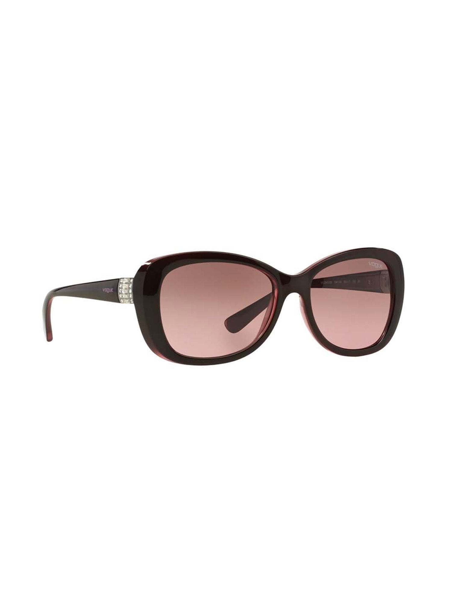 Vogue Eyewear Women Gradient Brown Lens Butterfly Sunglasses - 0VO2943SB19411455