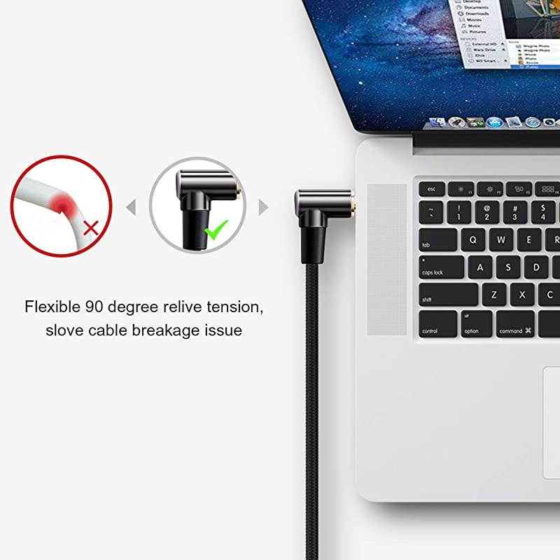 35mm Audio Cable 6FT Right Angle Male to Male Auxiliary Stereo HiFi Cable with SilverPlating Copper Core Compatible with Car iPhonesTablets24K Gold Plated