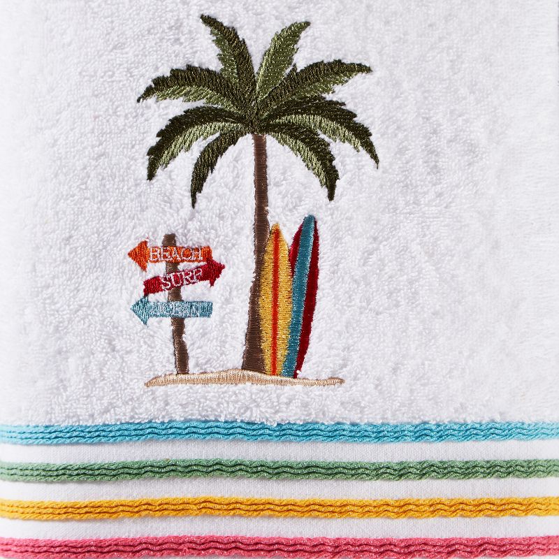 Paradise Beach Bath Towel White - SKL Home