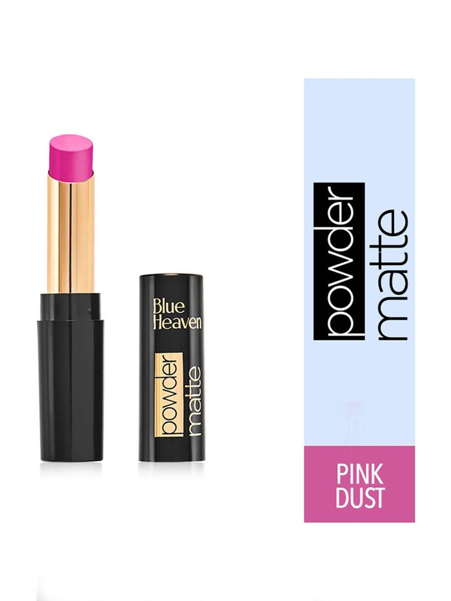 Blue Heaven Powder Matte Lipstick Pink Dust - 3.5 gm