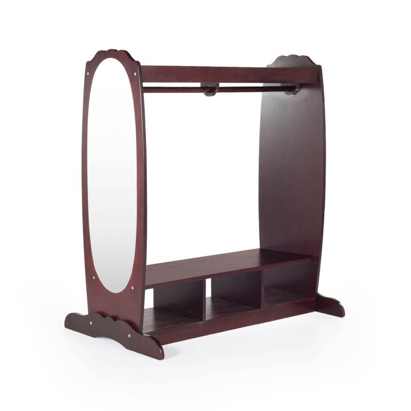 Kids' Dress Up Center with Storage Espresso - Guidecraft