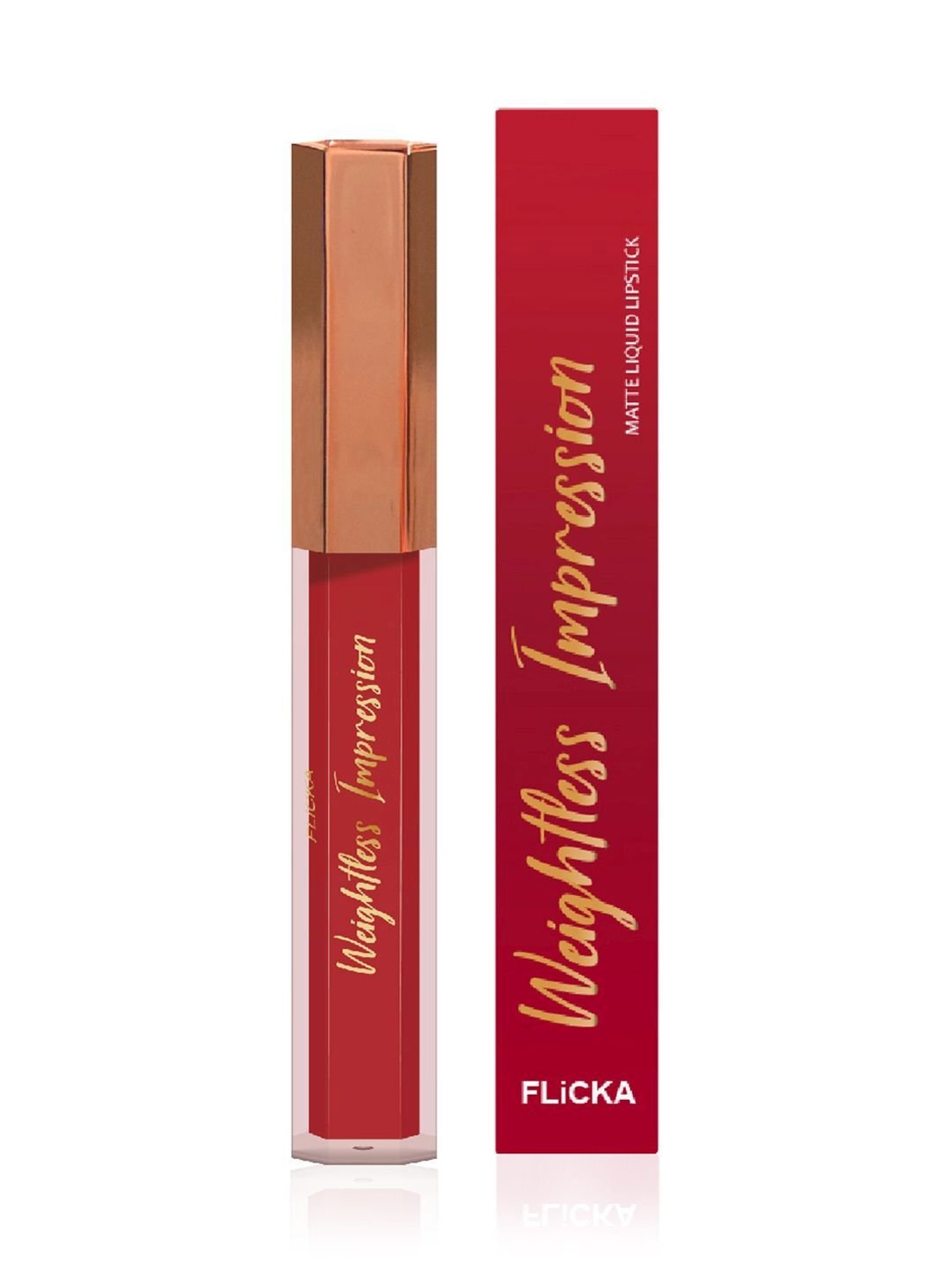 FLiCKA Weightless Impression Matte Liquid Lipstick 03 March - 6.1 ml