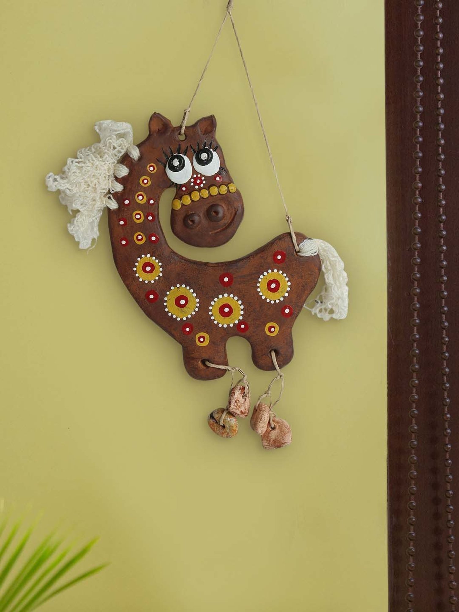 Art Street Black Mdf Jharokha Jali Square Hanging Ornaments Wall Art - Set of 4