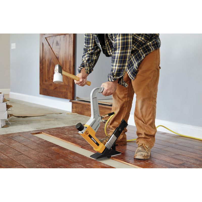 Bostitch BTFP12569-R 15.5 - 16 Gauge 2-N-1 Pneumatic Flooring Tool