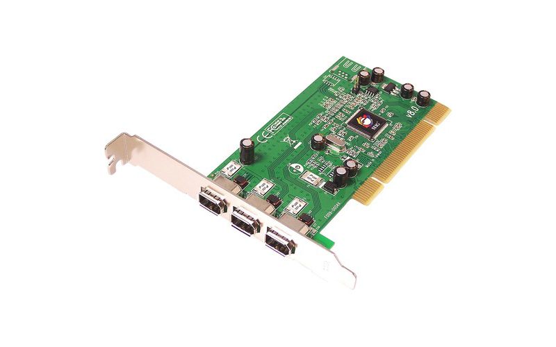 SIIG 3-port PCI 1394 FireWire Adapter - 3 x IEEE 1394a FireWire External - Plug-in Card