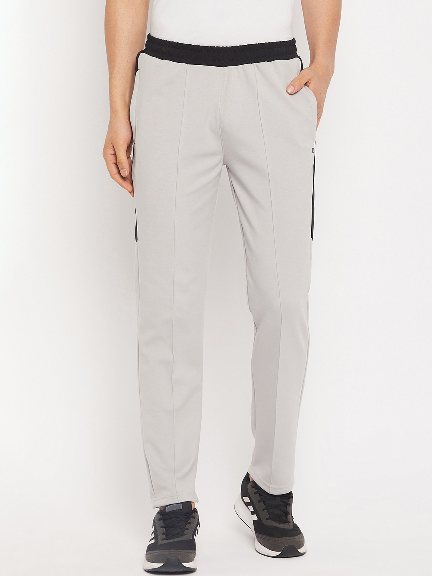 Okane Grey Regular Fit Trackpants