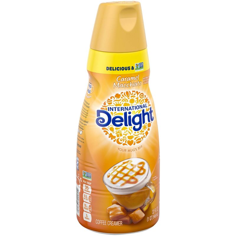 International Delight Caramel Macchiato Coffee Creamer - 1qt