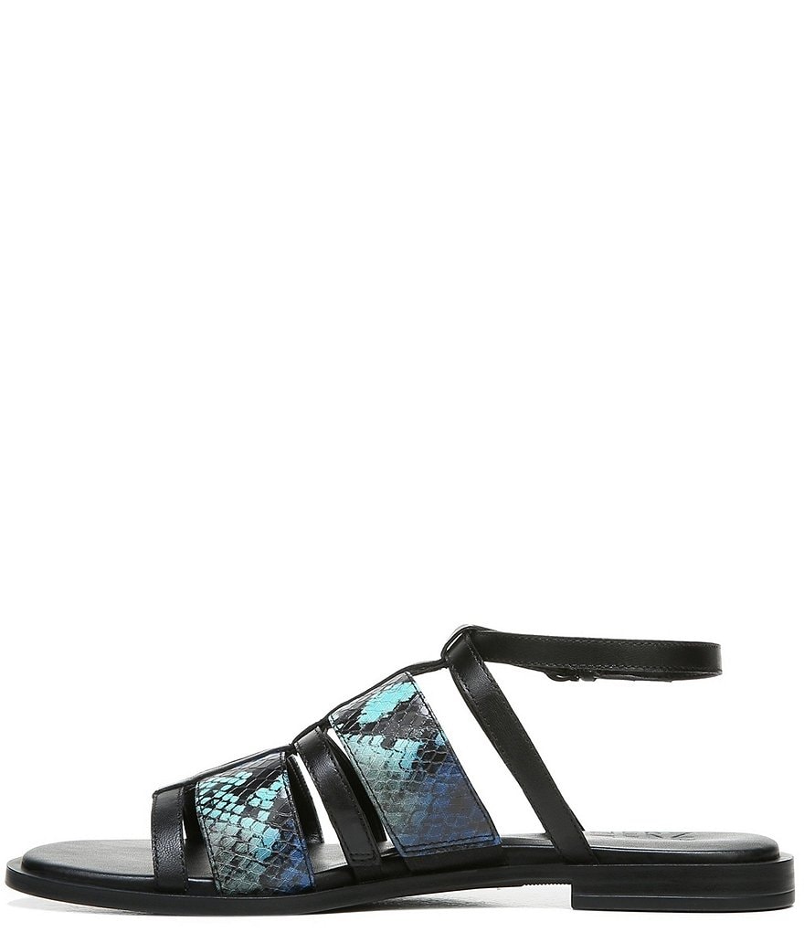 Naturalizer Fianna Snake Print Leather Sandals