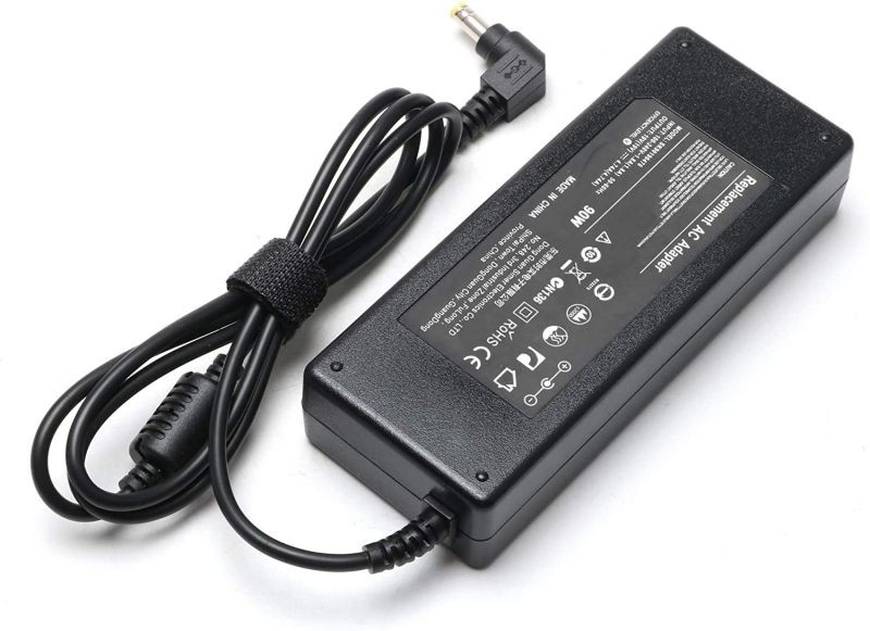 90W AC Adapter Laptop Charger for Toshiba Satellite L305 L305D L455 L505 L505D L635 L655 L655D L745 L755 L775 L855 L875 C655 C675 C850 C855 PA3714U-1ACA PA3917U-1ACA PA5177U-1ACA Power Supply Cord