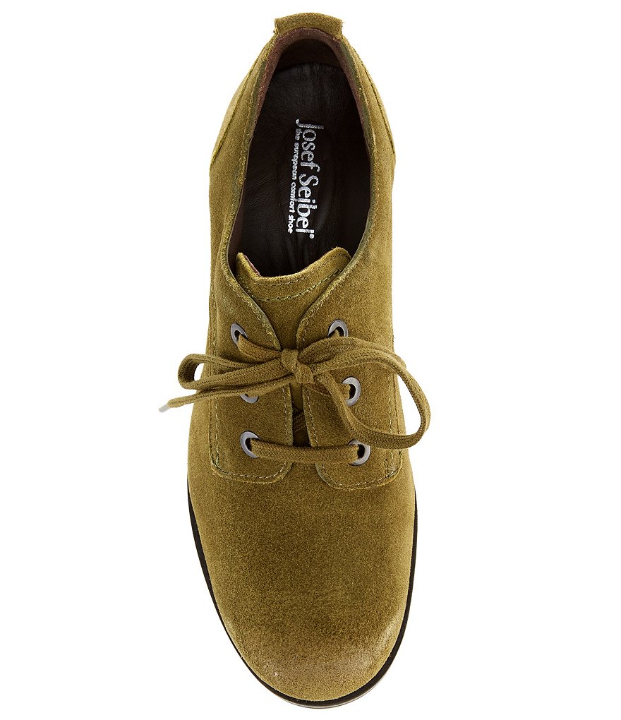 Josef Seibel Sanja 08 Suede Lace-Up Oxfords