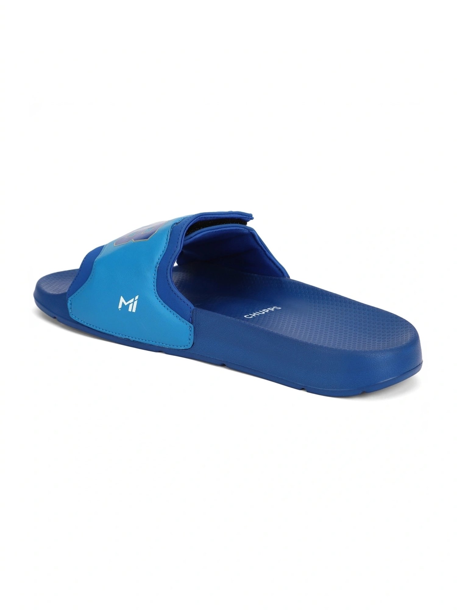 Chupps Men's Mumbai Indians Blue Slides