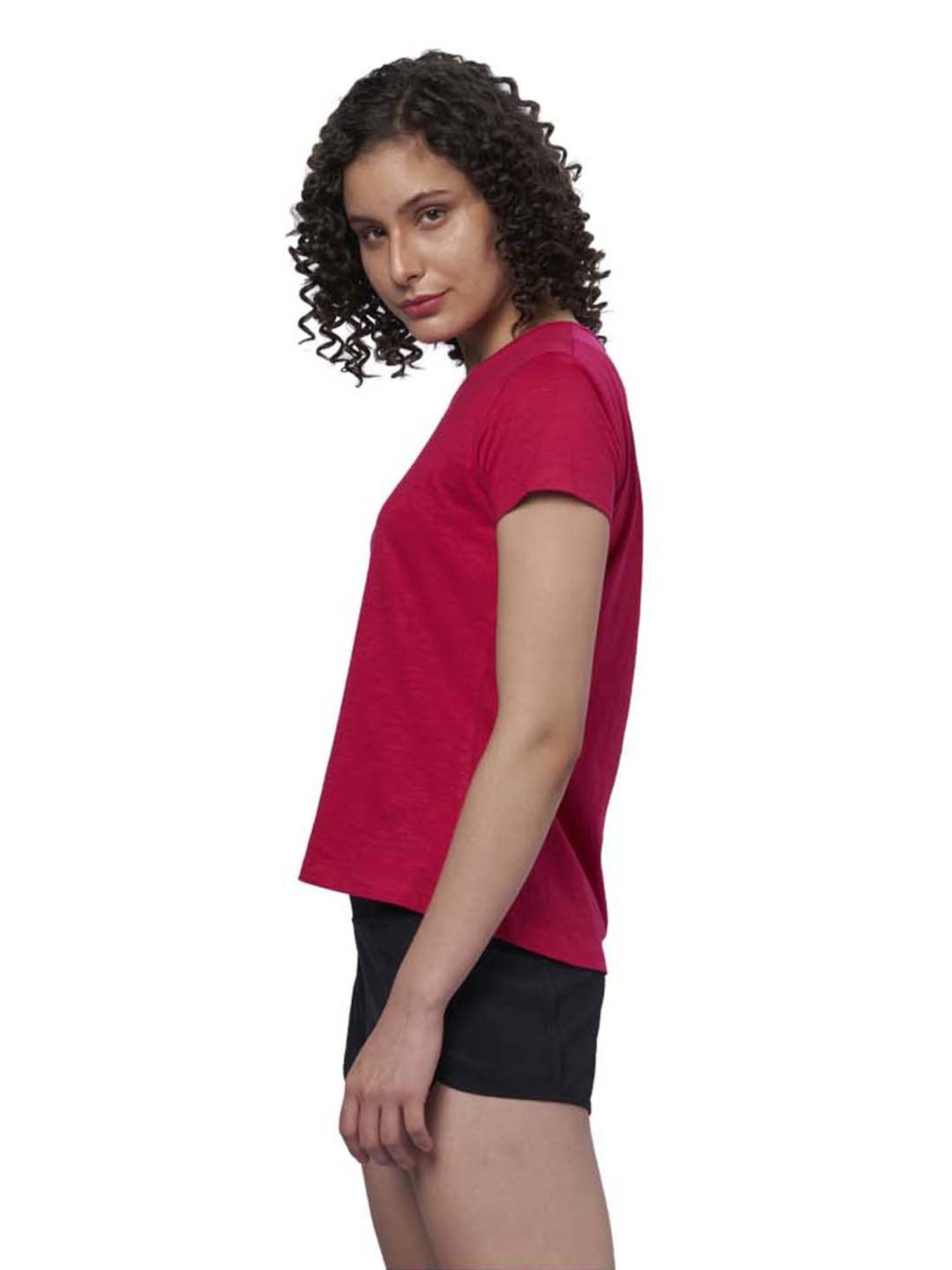 Domin8 Women Solid Training Track Pants With Drawstring Waist & Zipper Pockets