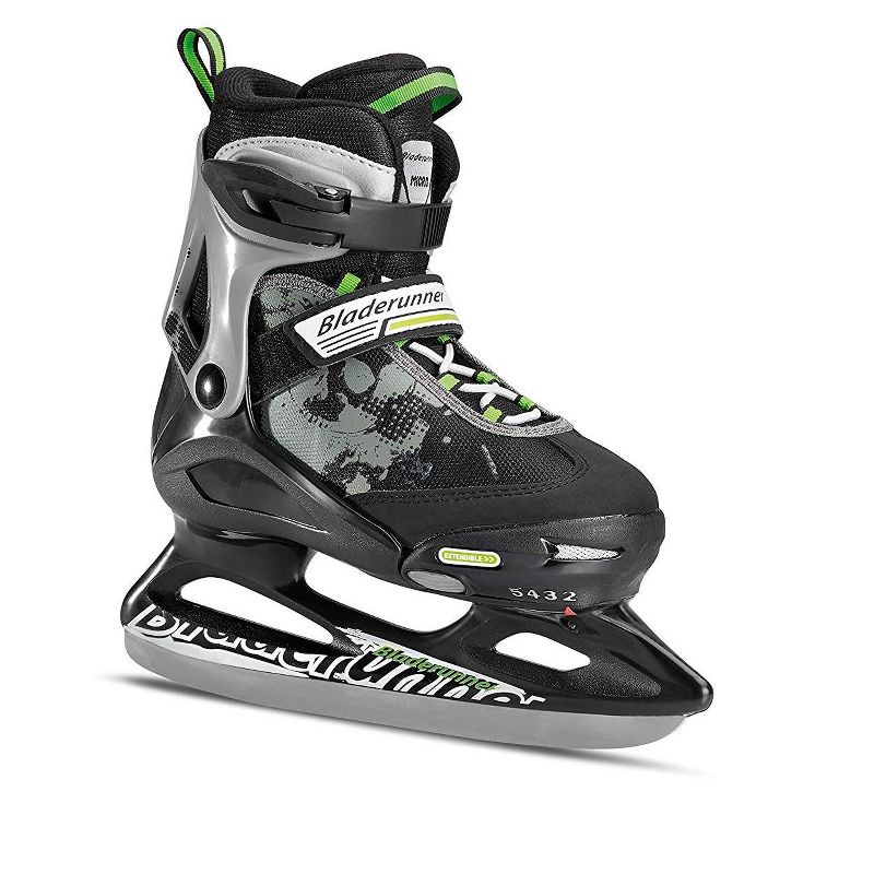 Rollerblade Bladerunner Micro Ice Skates, Small, and Skate Guard Rollers (Pair)