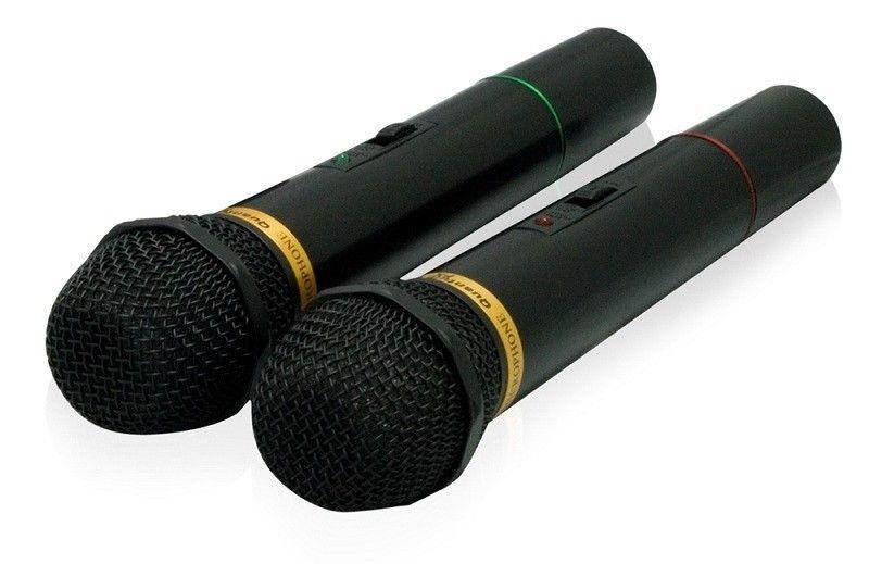 QFX M-336 Wireless Dynamic Professional Microphone System (Twin Pack)