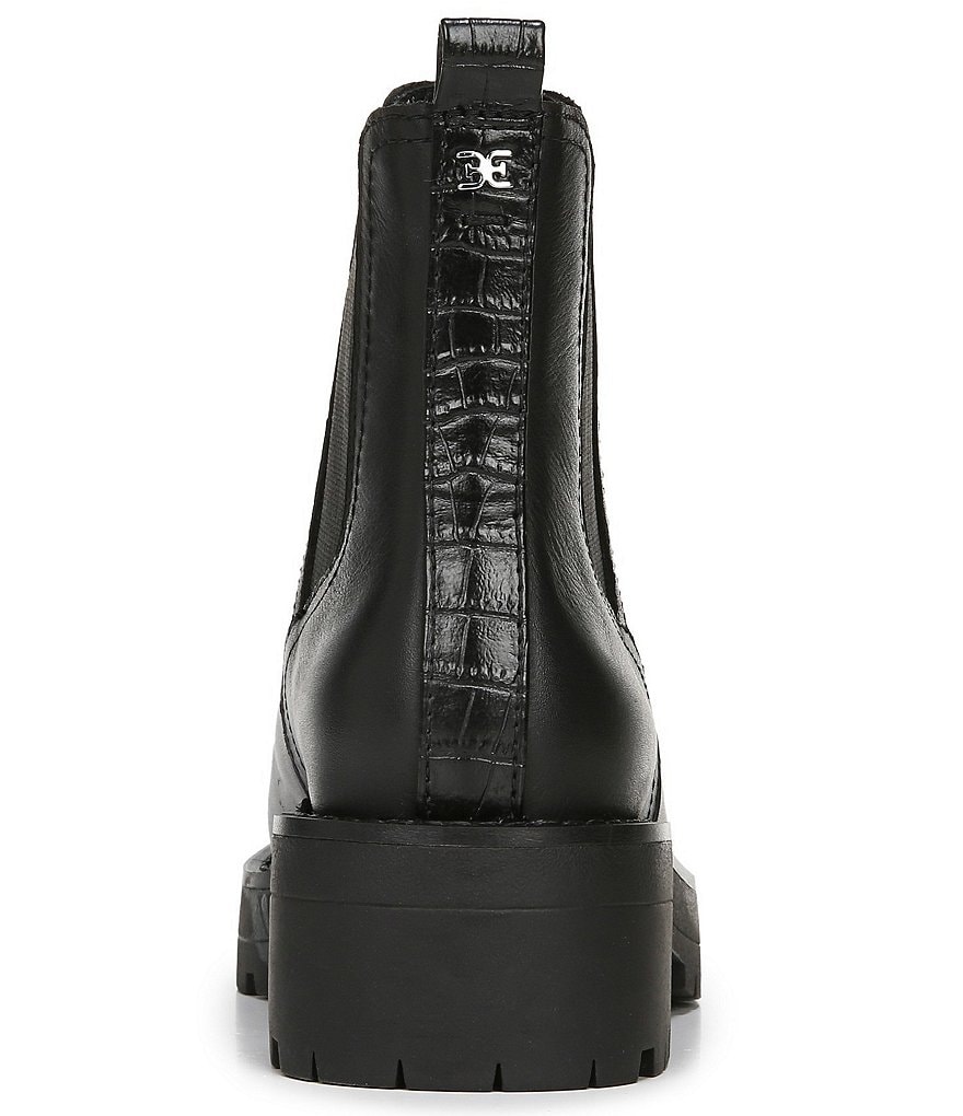 Sam Edelman Justina Waterproof Leather Chelsea Booties