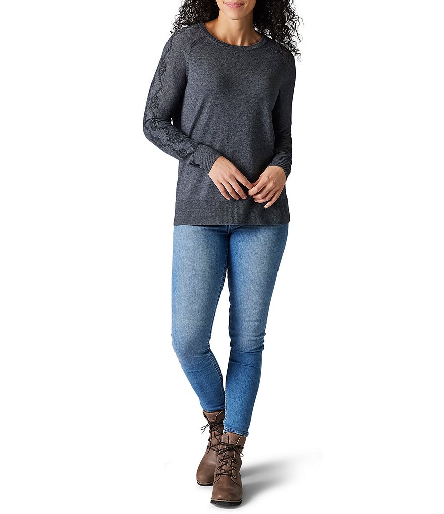 SmartWool Shadow Pine Needlepoint Crew Neck Long Sleeve Sweater