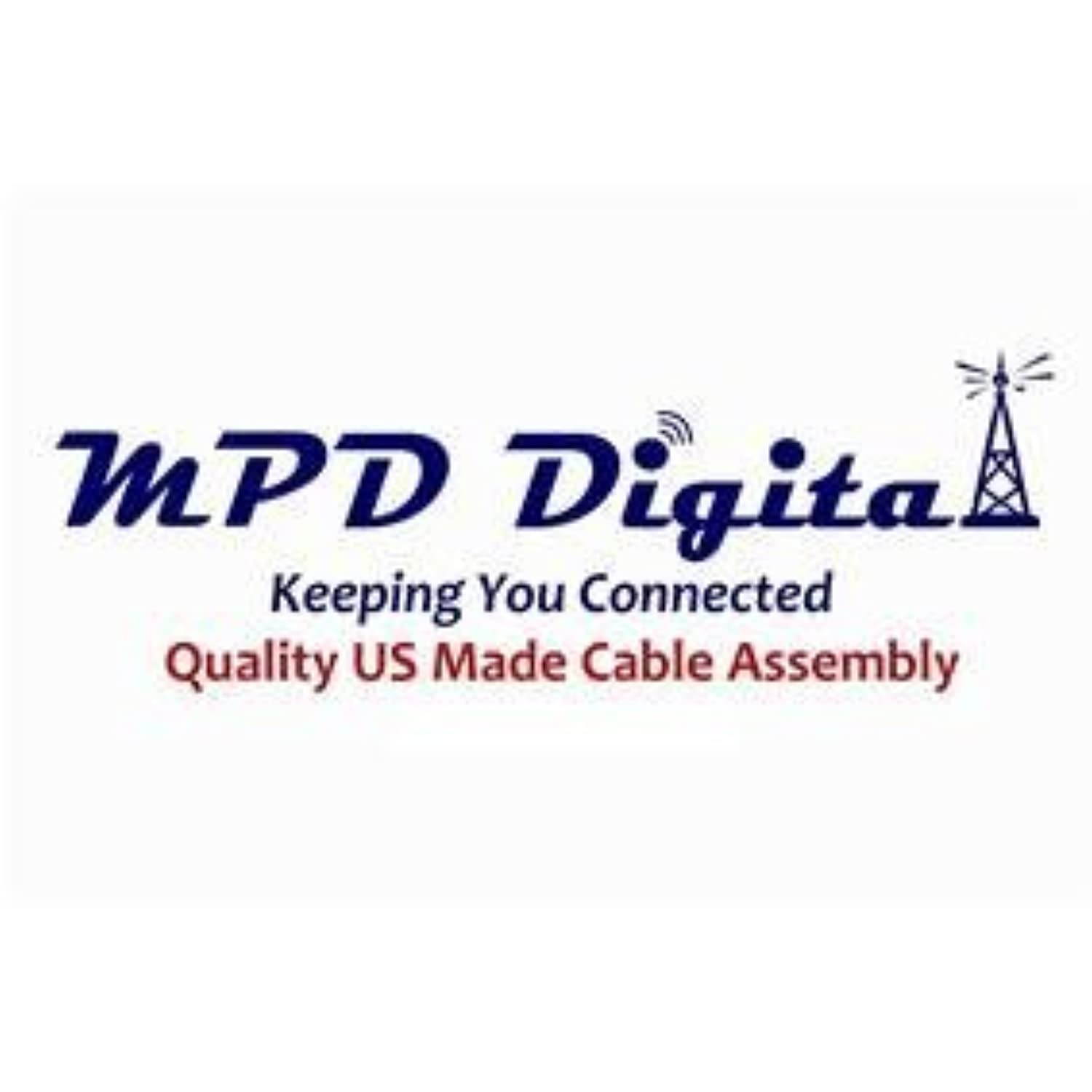 MPD Digital NEW-6-RG8, RG213, LMR400-PL259-Crimp Uhf Male Pl-259 Coax Connector, Bag of 6