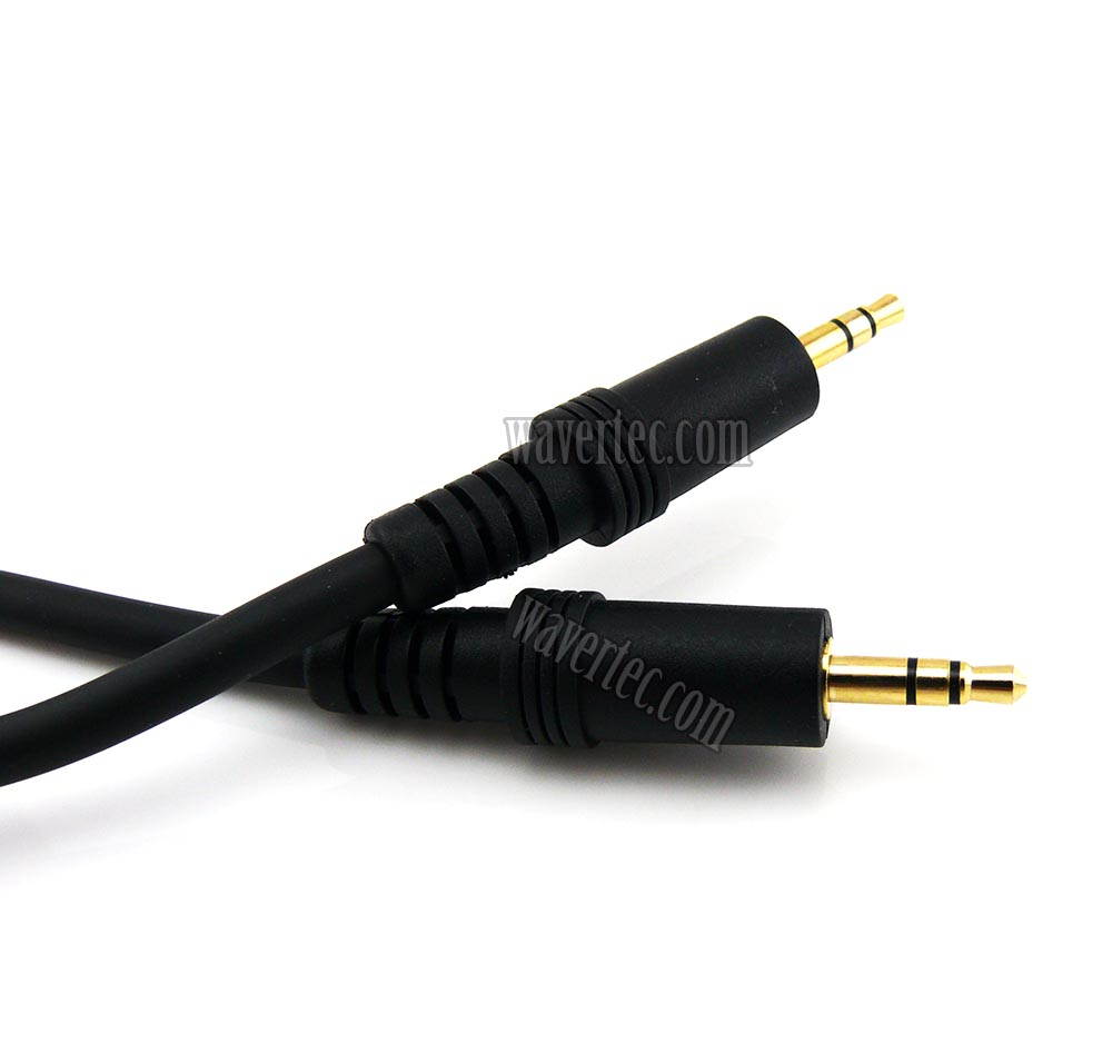 5.9Ft 1.8M 3.5mm Audio Male to Male Long Cable Stereo Gold Plated 4N Oxygen Free Copper OFC