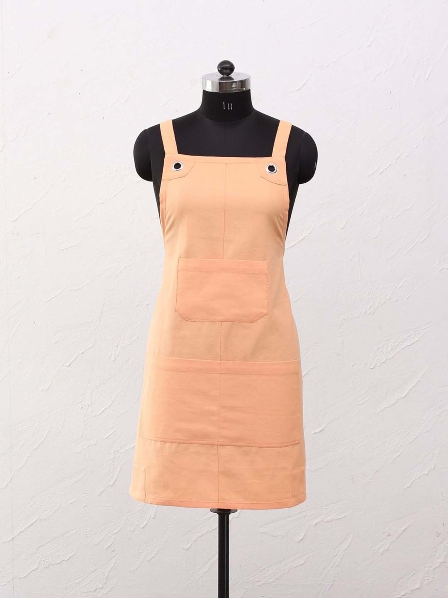 House This Orange Cotton Apron