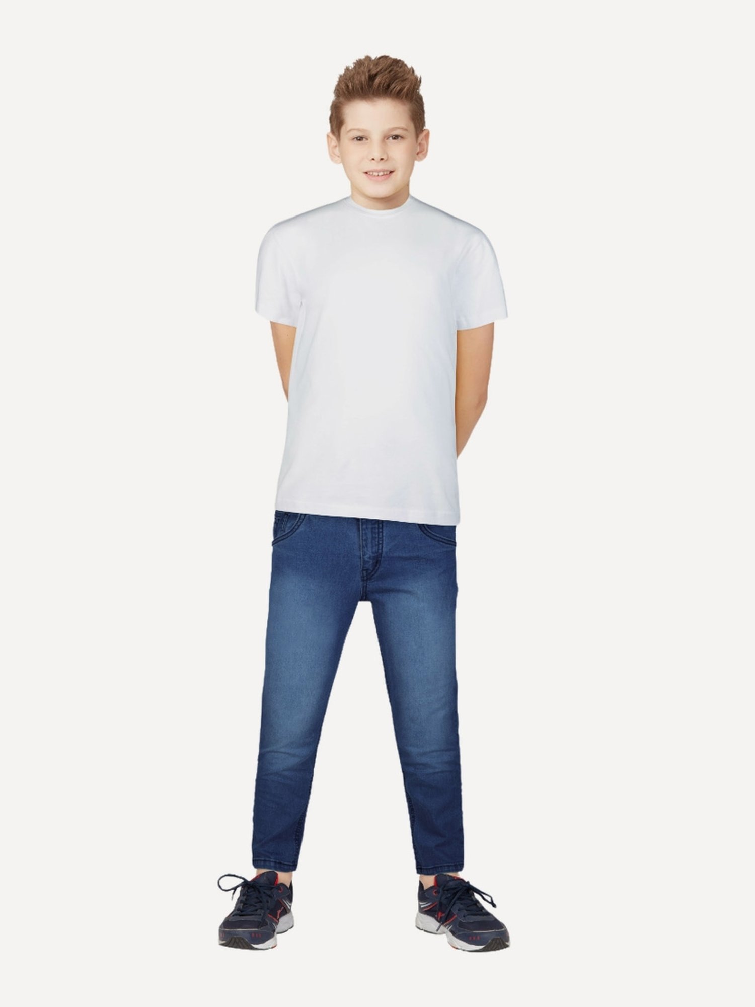 Palm Tree Boys Blue Washed Jeans