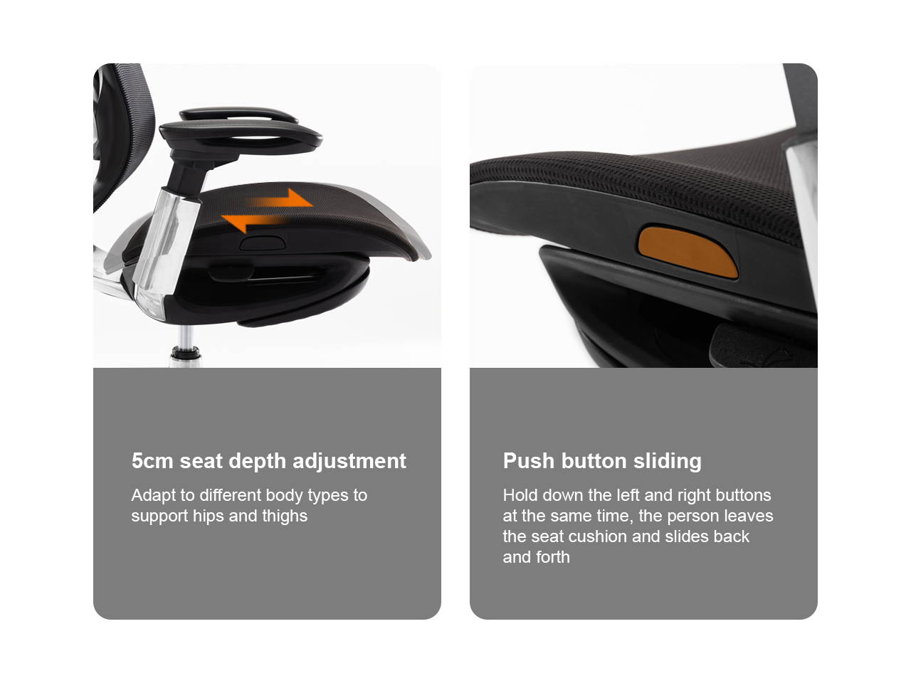 Ergonomic office recliner-high back table and chair racing style with lumbar support-height adjustable seat, headrest-breathable mesh back