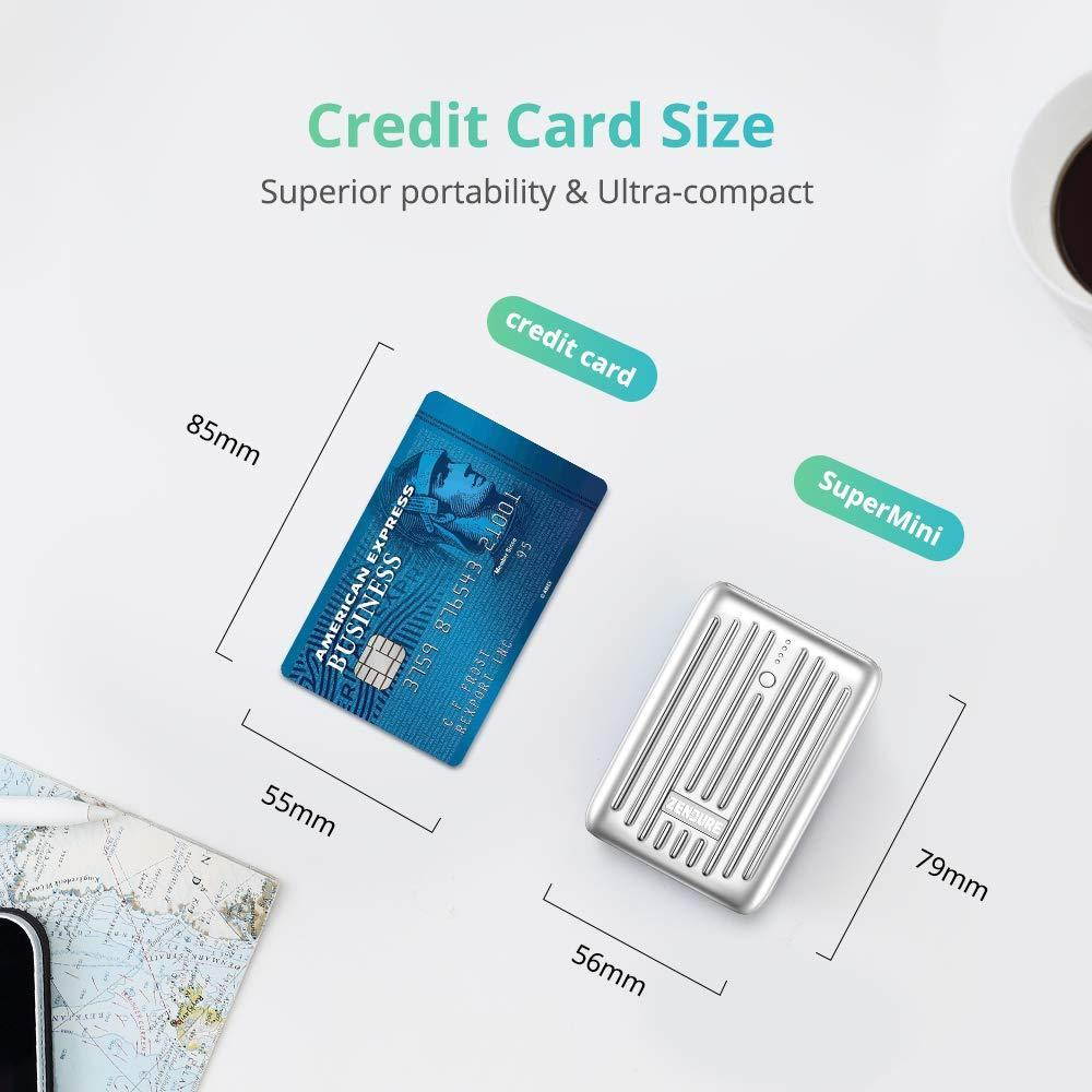 Zendure SuperMini 10,000mAh USB-C PD Portable Charger - Blue Horizon