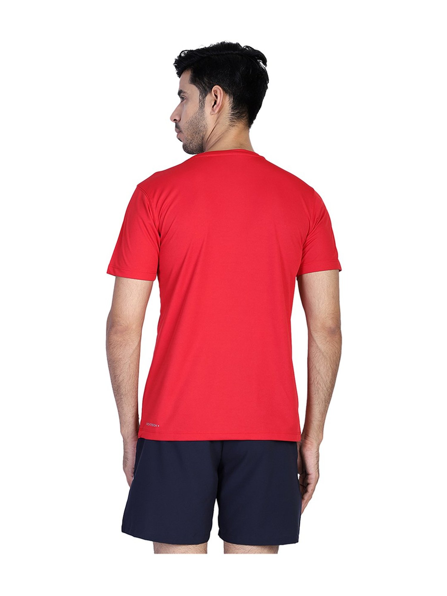 OFF LIMITS Red Short Sleeves Round Neck T-Shirt