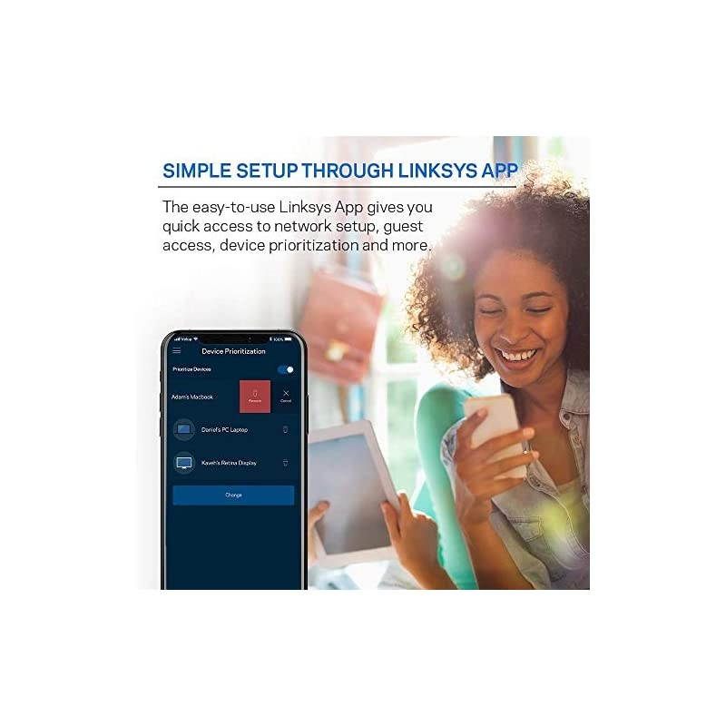 EA6350 AC1200 Dual Band Smart WiFi Wireless Router Black Renewed