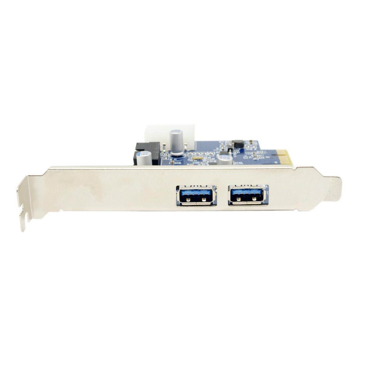USB 3.0 4 ports PCI-E Express Card with 3.5" Floppy Disk Bay for PC Motherboard