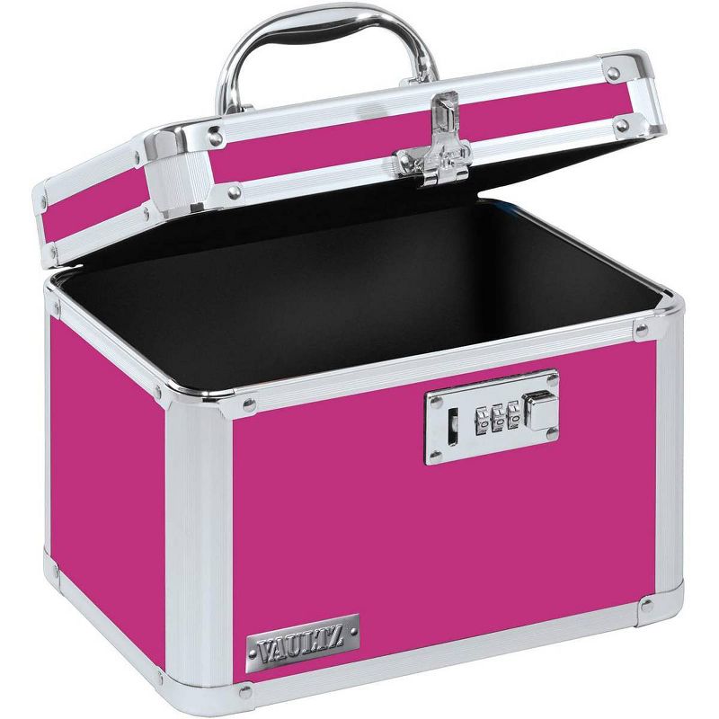 Vaultz Personal Storage Box with Combination Lock - Pink