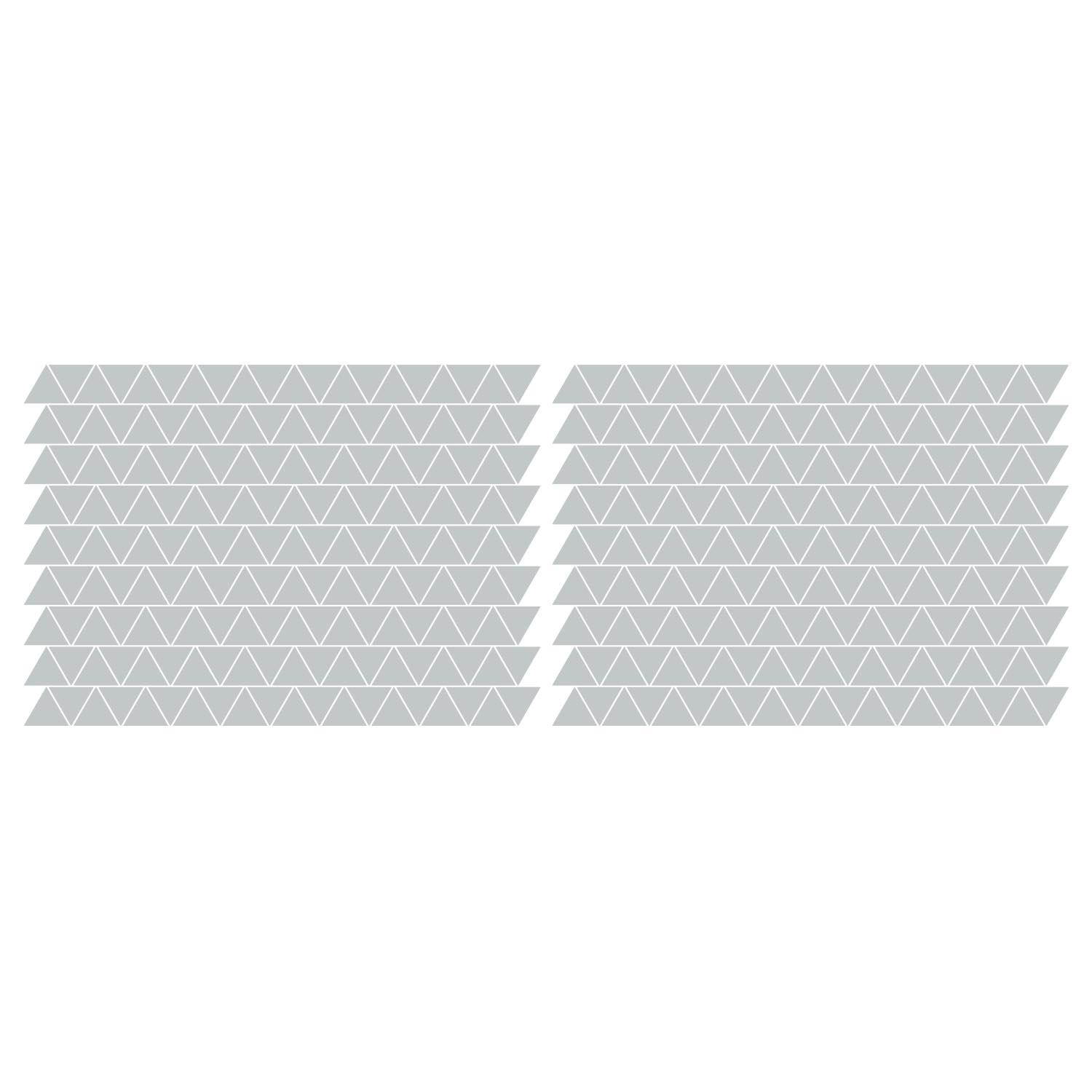 LiteMark 3.5 Inch White Triangle Decals - Pack of 30