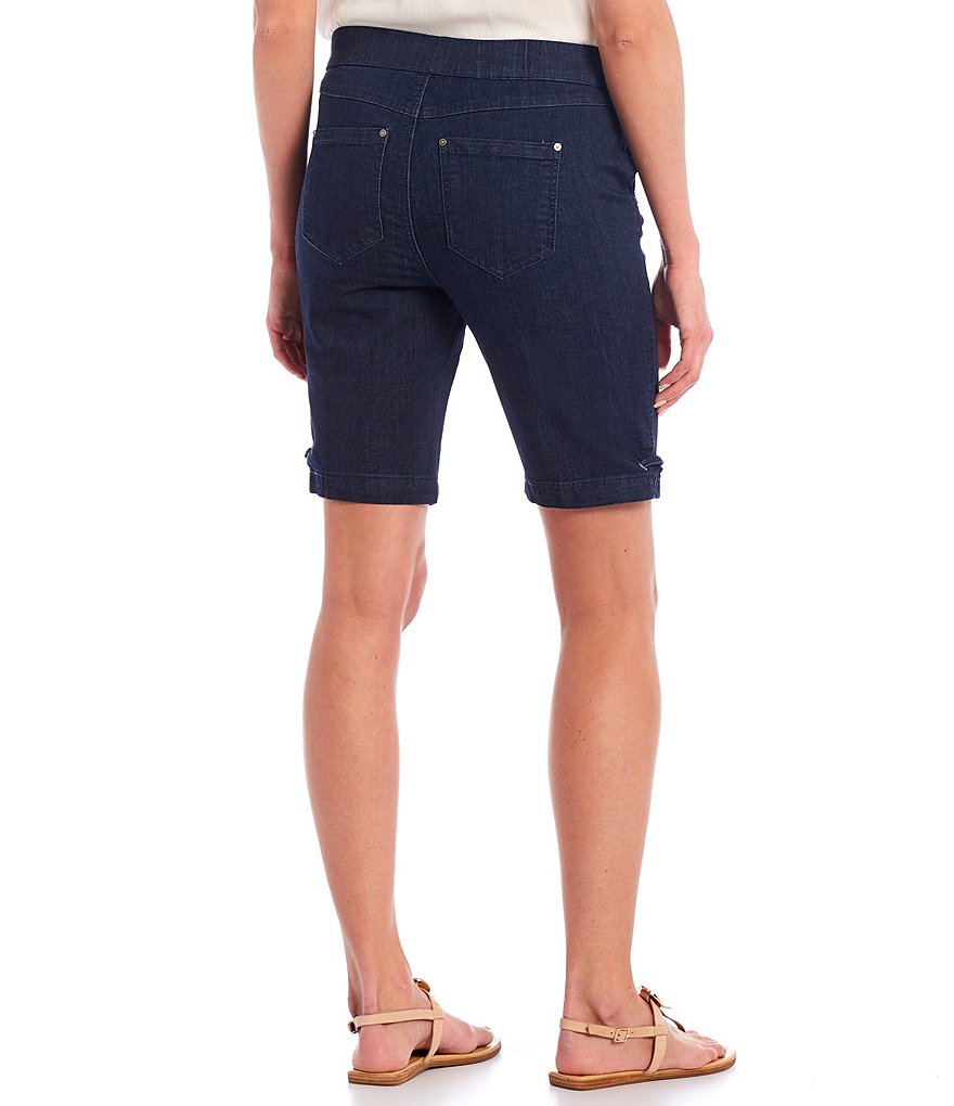 Westbound Petite Size the PARK AVE fit Indigo Skimmer Shorts