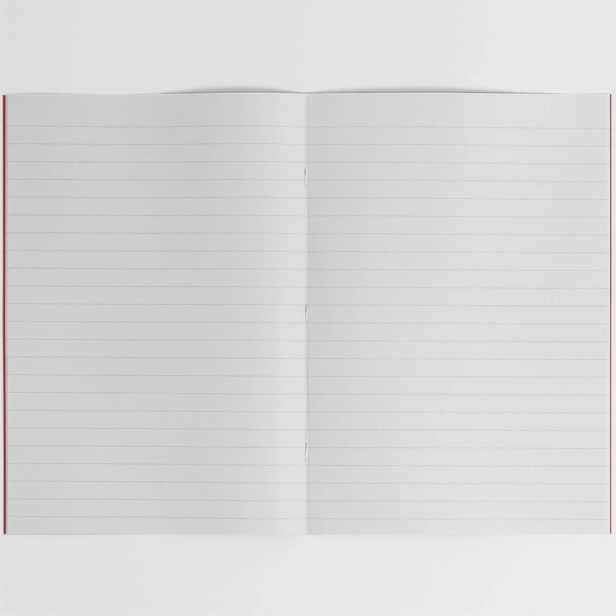 Rhino Exercise Book, A4, 48 page, 12mm ruled lines, Red Cover (Pack of 10)
