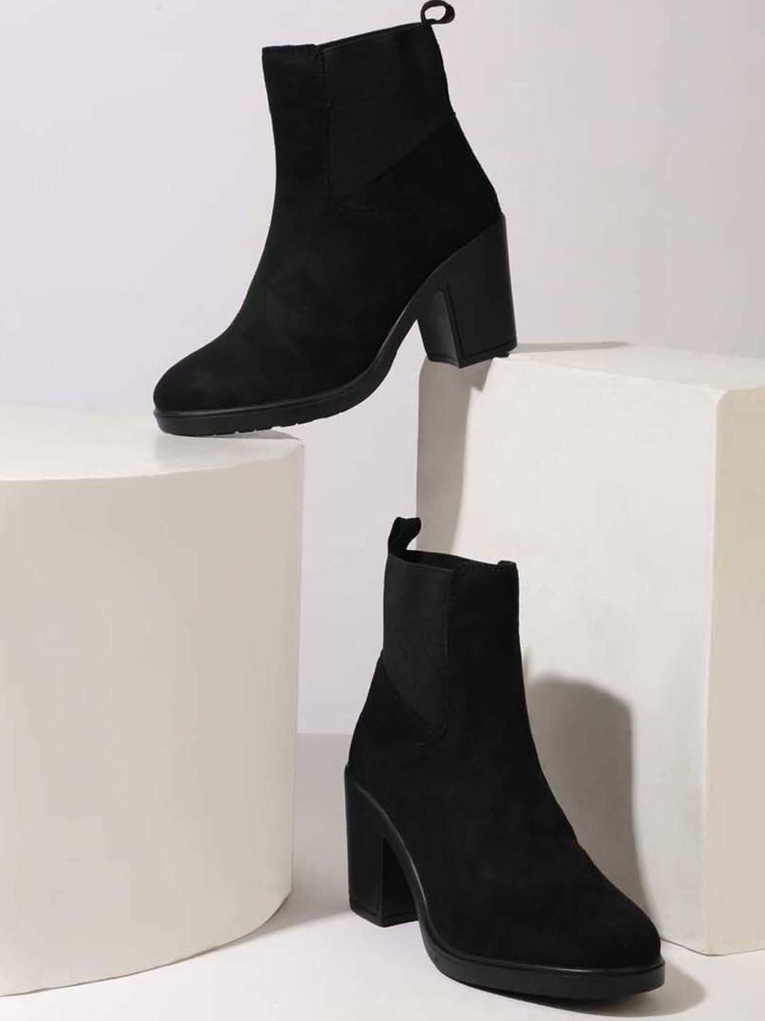 Truffle Collection Women's Black Chelsea Boots
