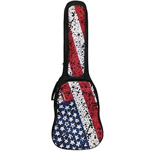 chromacast usa flag graphic multipocket electric guitar padded gig bag ccepb