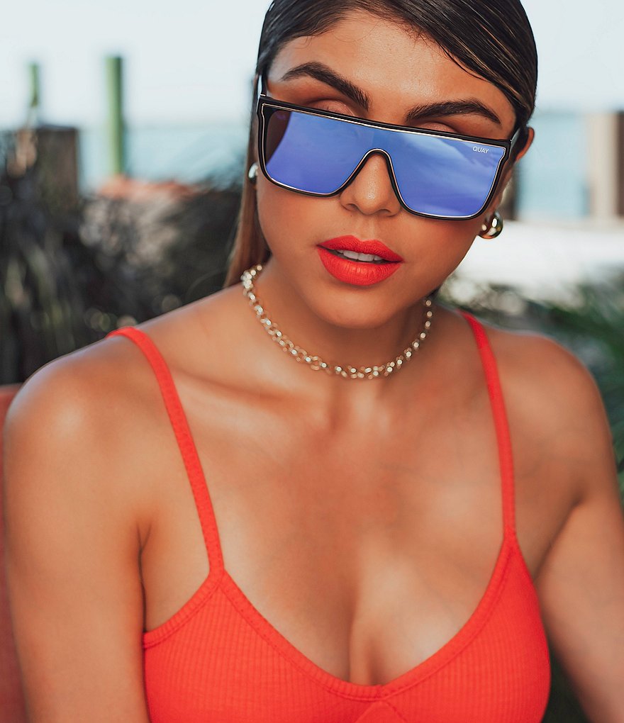 Quay Australia Quay x Maluma Nightfall Shield Sunglasses