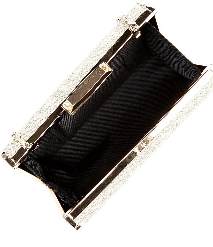 Kate Landry Satin Buckle Clutch Bag