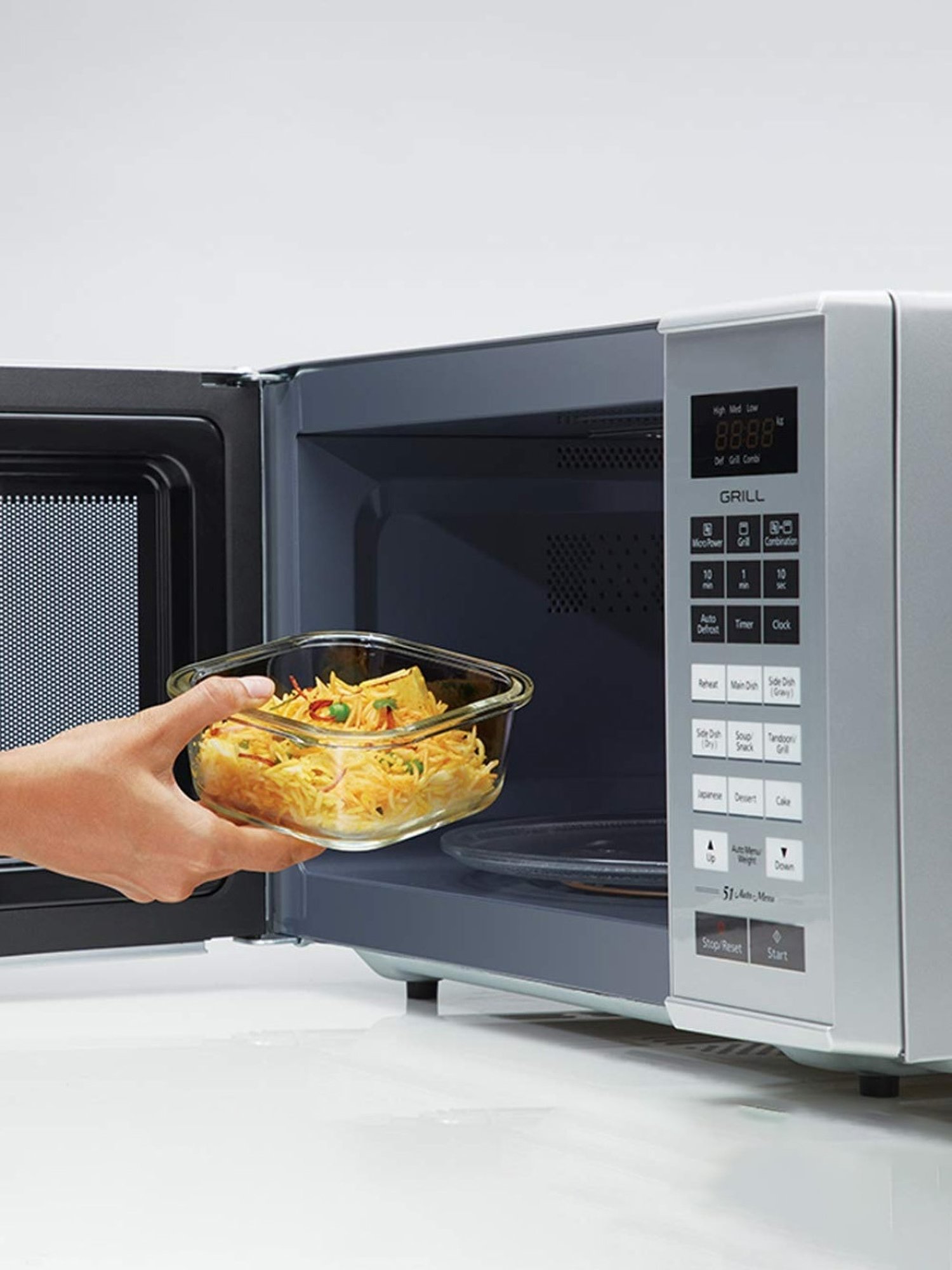 Borosil Blue Glass Leak Proof Lunch Box with Bag (320 ml)