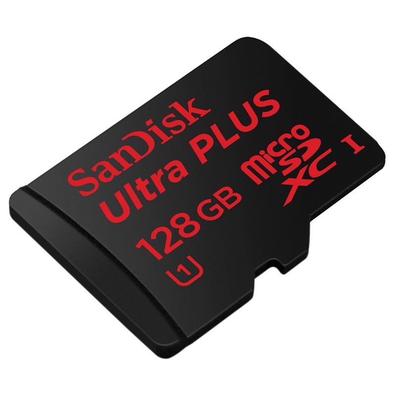 SanDisk Ultra PLUS 128GB microSD Memory Card