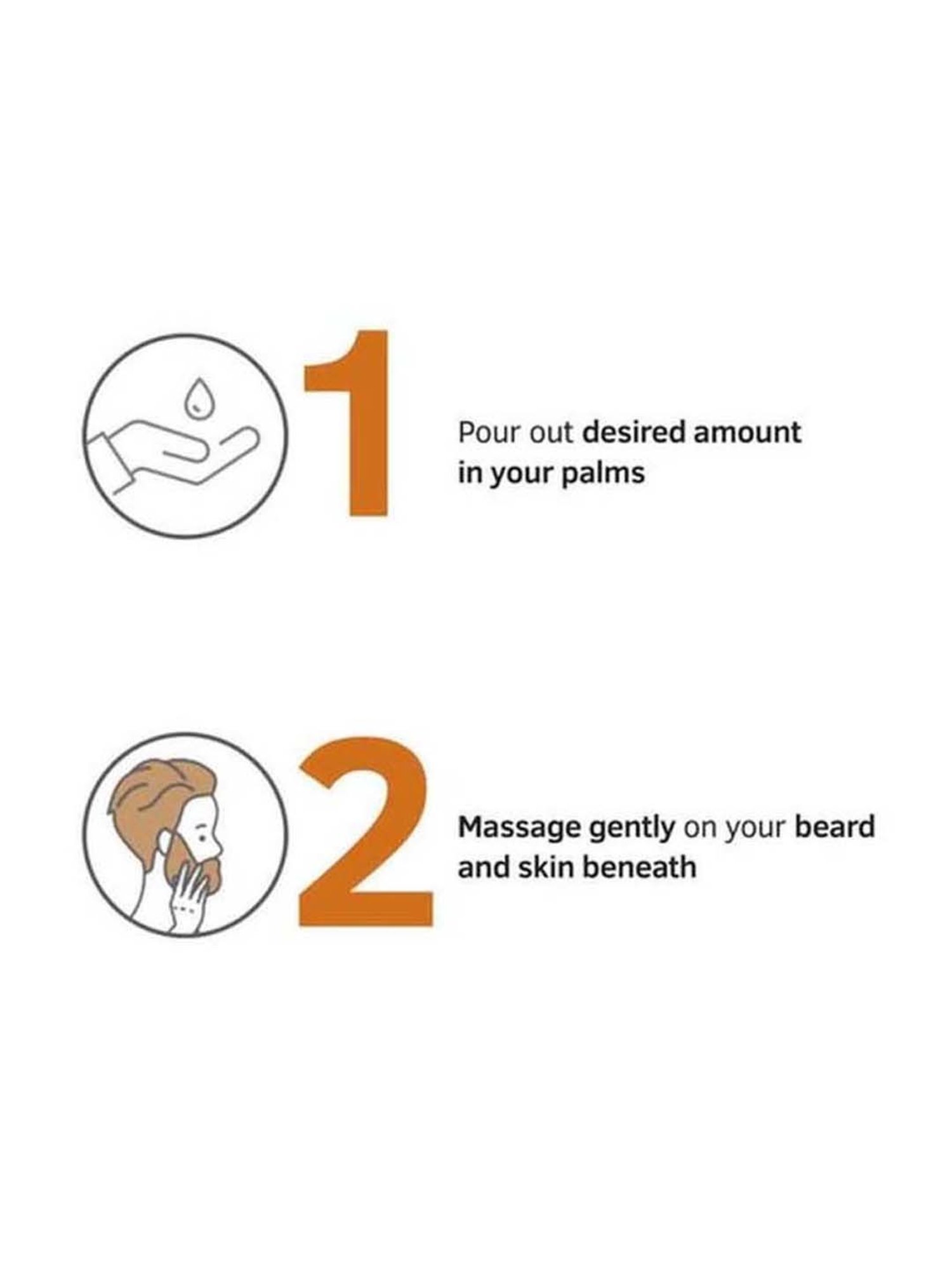 THE REAL MAN Beard Growth Oil 100 Percent Organic Beard & Moustache Hair Growth Oil - 50 ml