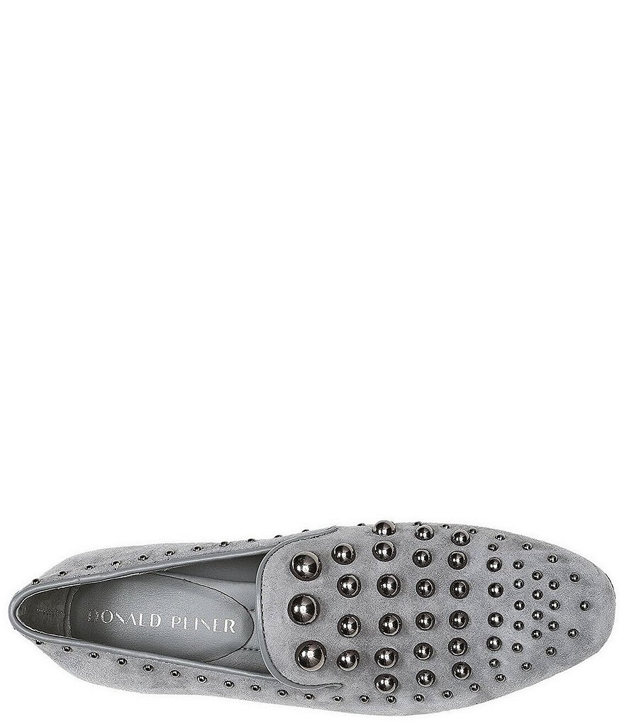 Donald Pliner Rehbel2 Suede Studded Loafers