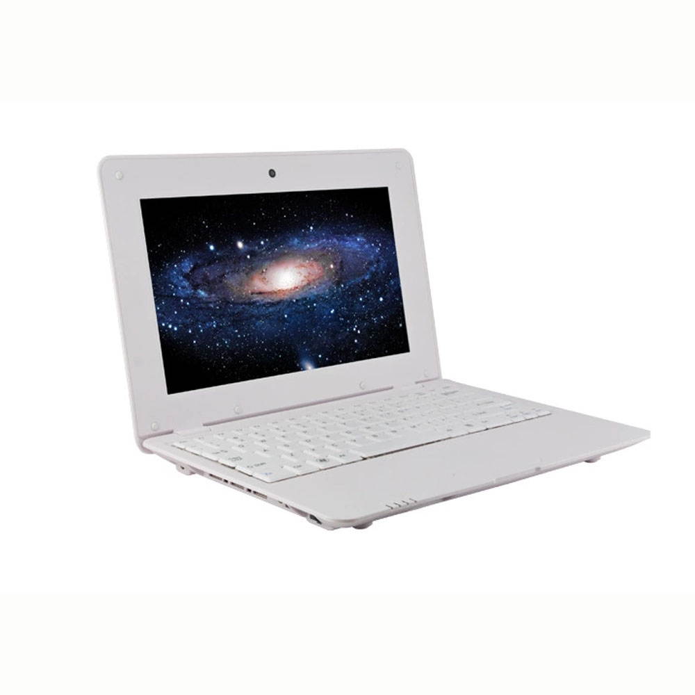 Ultra Slim 7 Inch Android Netbook Mini Laptop WIFI Android 4.4 1.5GHz 512MB Memory 4G Hard Disk Tablet PC,White Color