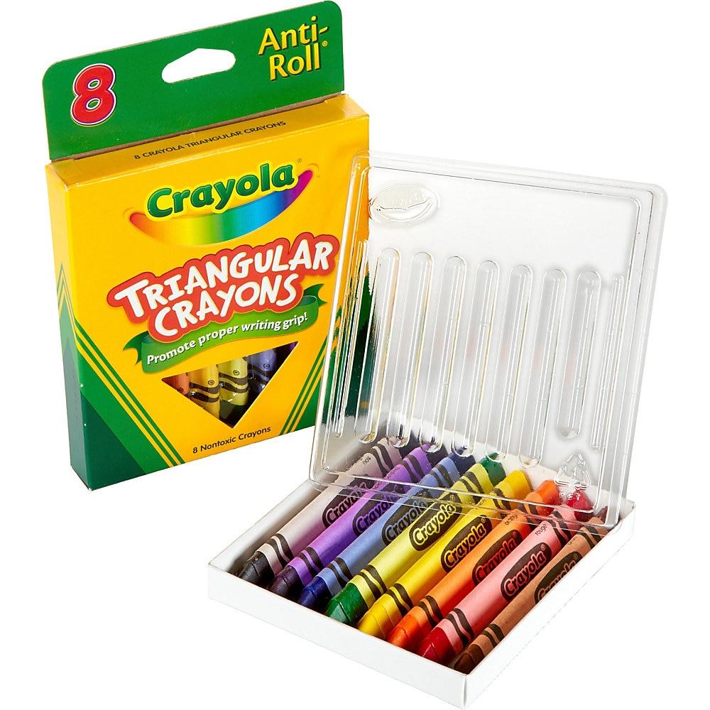 Crayola Triangular Crayons 8 Colors/Box 524008