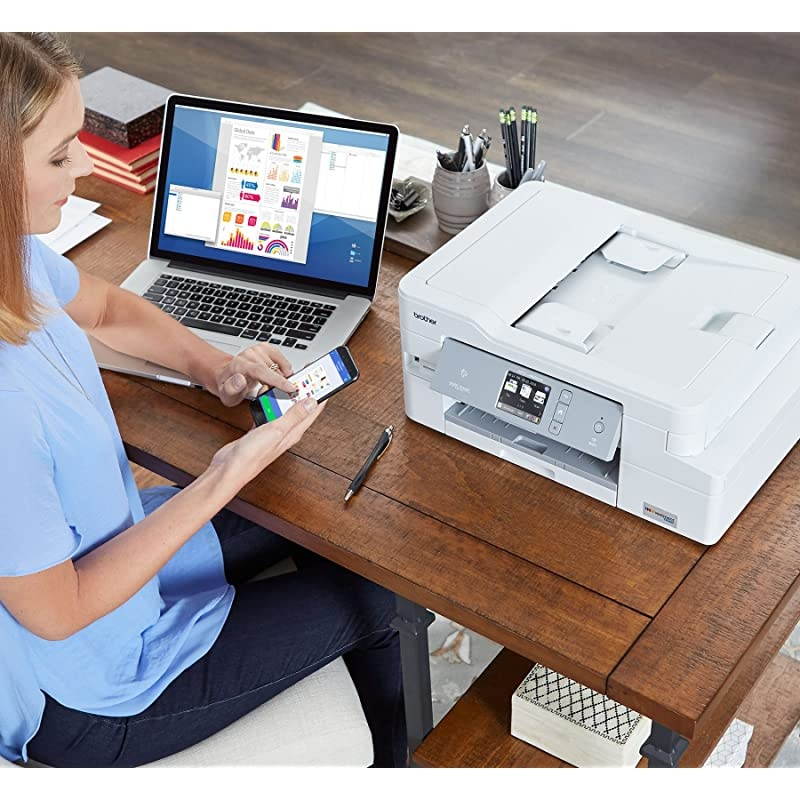 INKvestmentTank Inkjet Printer MFCJ995DW XL Extended Print Color AllinOne Printer Mobile Printing Duplex Printing Upto 2Years InkinBox