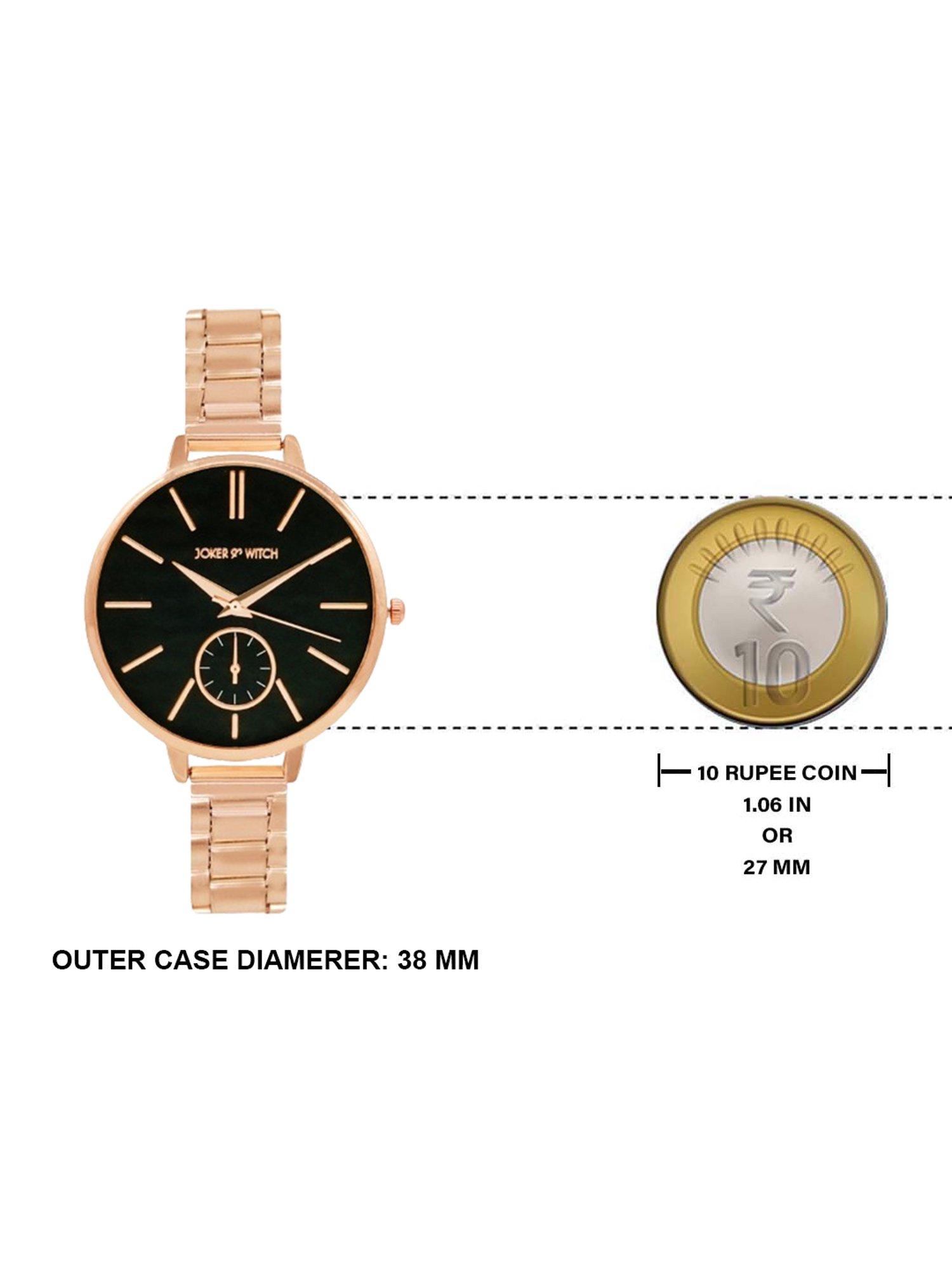 Joker & WItch JWLT582 Analog Watch for Women With Ring, Bracelet