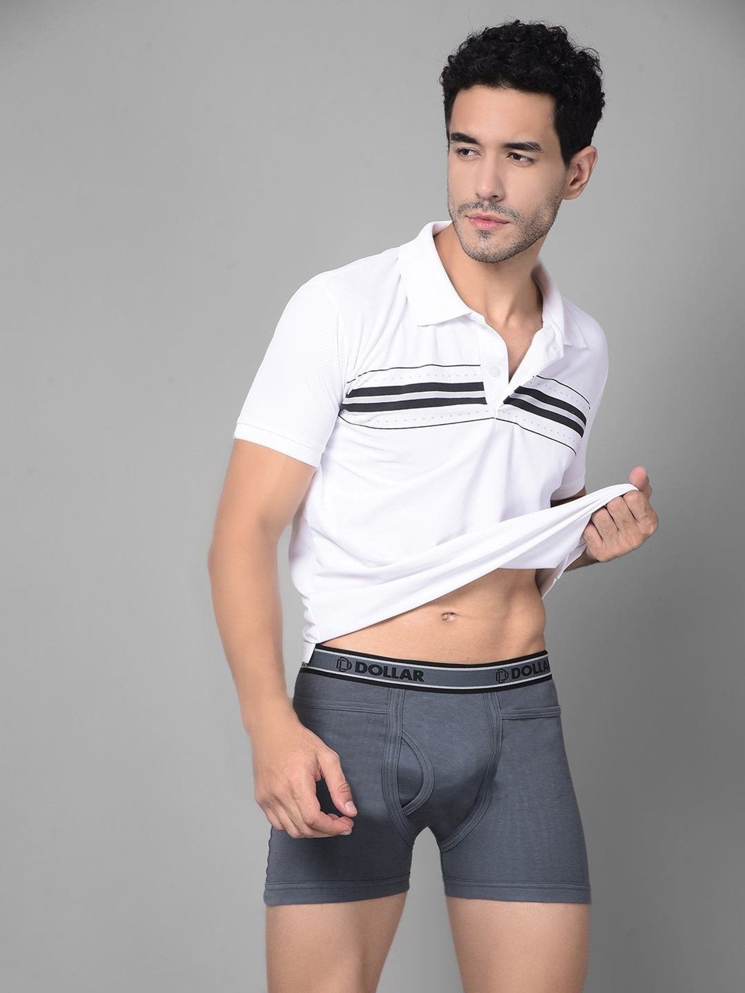 Dollar Bigboss Assorted Cotton Regular Fit Trunks - Pack Of 5