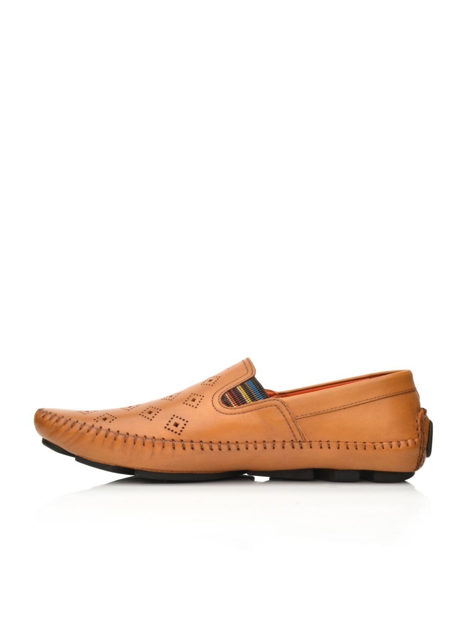 Language Shoes Men's Drake Driver Tan Loafers
